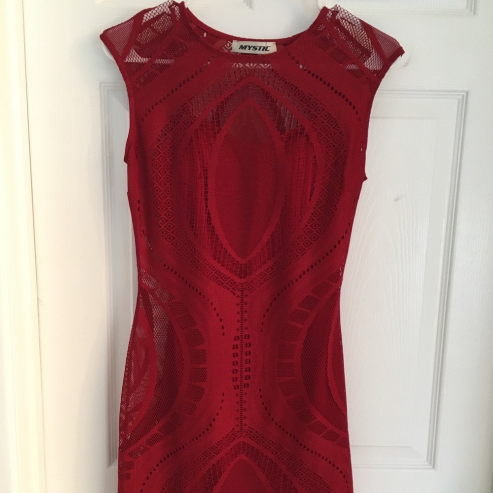 Red dress